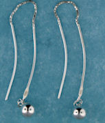 sterling silver threader earring T002