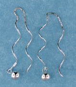 sterling silver threader earring T003