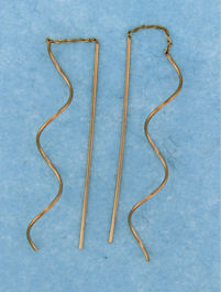 sterling silver threader earring T022
